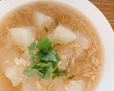 冷やしても美味しい!冬瓜と貝柱のあんかけ作り方4写真