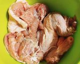 絶品✨鶏肉の酒蒸し焼き✨作り方1写真