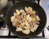 鶏肉と長いものガリバタ炒め作り方2写真