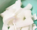 レンジ胸肉なすチリソース風味青椒肉絲風作り方2写真
