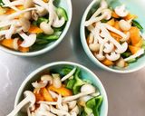 レンジ胸肉なすチリソース風味青椒肉絲風作り方7写真