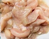 レンジ胸肉なすチリソース風味青椒肉絲風作り方9写真