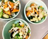 レンジ胸肉なすチリソース風味青椒肉絲風作り方10写真