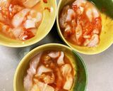 レンジ胸肉なすチリソース風味青椒肉絲風作り方13写真