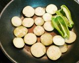 ミートソースに茄子作り方1写真