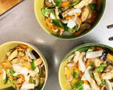 レンジ胸肉なすチリソース風味青椒肉絲風作り方17写真