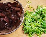 生キクラゲと卵の中華風炒め作り方1写真