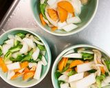 全てレンジ大根豚こま梅ポン酢味青椒肉絲風作り方11写真