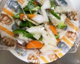 全てレンジ大根豚こま梅ポン酢味青椒肉絲風作り方12写真