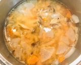 しめじと大根とにんじんのお味噌汁作り方3写真