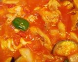 *定番!簡単*鶏肉と夏野菜のトマト煮*作り方3写真