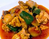 *定番!簡単*鶏肉と夏野菜のトマト煮*作り方4写真