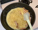 簡単（手抜き？）カルボナーラ作り方12写真