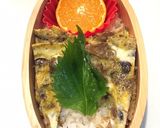 きのこ卵焼き、蒸し鶏弁当 詰め方作り方4写真