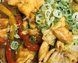 鶏肉＆キャベツの赤味噌オイスターソース炒作り方4写真