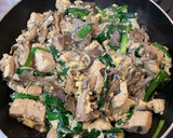 コク旨☆舞茸とニラ玉のマヨ炒め作り方4写真