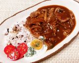 トマト缶で簡単♡ルウ不要のハヤシライス作り方6写真