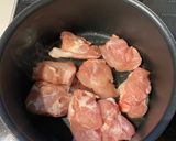 ♡甘辛！鶏肉とゴボウの煮物♡作り方2写真