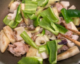 豚肉と夏野菜のみぞれ生姜炒め*+作り方7写真
