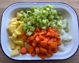 時短簡単☆あさり水煮缶のクラムチャウダー作り方1写真