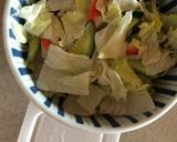 納豆サラダうどん作り方1写真