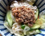納豆サラダうどん作り方2写真