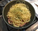 ベーコンとにんにくのペペロンチーノ作り方14写真