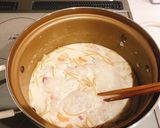鍋一つで簡単♡牛乳消費スープパスタ作り方4写真