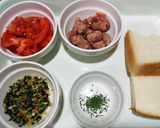犬ご飯　ごちそうトースト作り方1写真