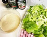 クリームスープで♡カルボナーラ風パスタ作り方1写真