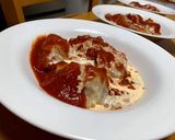 洋風トマトソースの水ギョウザ作り方7写真