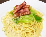 クリームスープで♡カルボナーラ風パスタ作り方4写真
