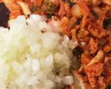 とろ〜りチーズタッカルビ風キムチ炒飯作り方3写真
