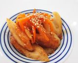 竹輪と人参のきんぴら作り方4写真