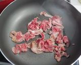 豚細切れと長芋のニンニクオイ炒め作り方1写真