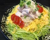 低温調理のバンバンジーそうめんの作り方作り方5写真