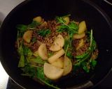 オイスター風味の根菜と挽肉の炒め煮作り方5写真