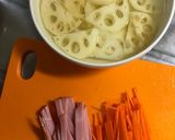 れんこんのごまどれサラダ作り方1写真