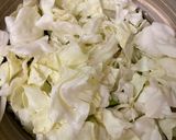 ホンビノス貝のキャベツとアスパラの酒蒸し作り方6写真