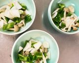 全てレンジ温野菜卵梅甘酢南蛮風チャンプル作り方15写真