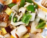 全てレンジ温野菜卵梅甘酢南蛮風チャンプル作り方17写真