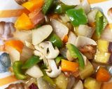 全てレンジ温野菜卵梅甘酢南蛮風チャンプル作り方18写真