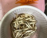 ゴボウと水菜のツナマヨ炒め作り方2写真