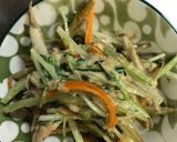 ゴボウと水菜のツナマヨ炒め作り方5写真