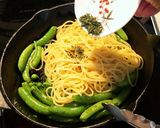 スナップえんどうでペペロンチーノ作り方6写真