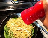スナップえんどうでペペロンチーノ作り方7写真
