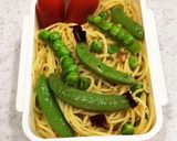 スナップえんどうでペペロンチーノ作り方9写真