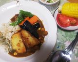 夏、夏summerカレーでSMILE作り方12写真