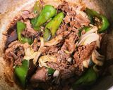 簡単♪土佐あまとうがらしと牛肉の甘煮☆作り方5写真
