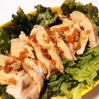 鶏ハム油淋鶏】ホットクックと鶏むね肉で by mkみっっきー